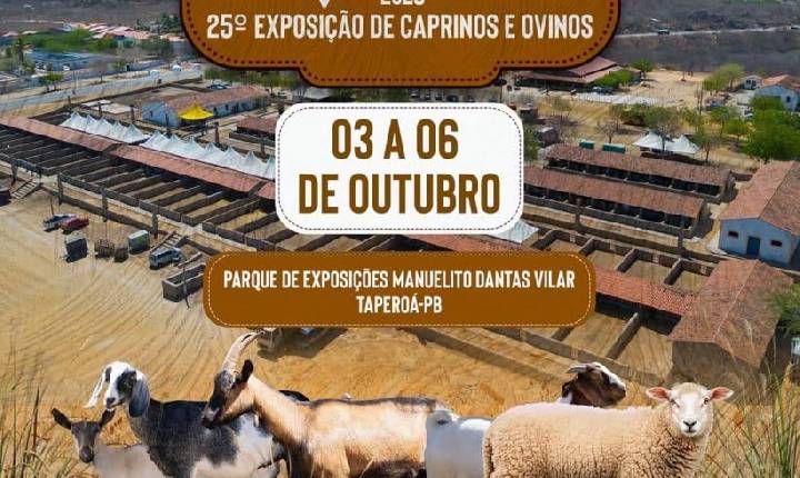 Com apoio do Governo da Paraíba, a 25ª Expo Taperoá começa nesta quinta-feira