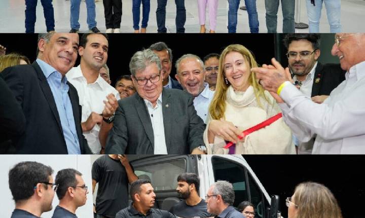 “Encontro de gigantes” na inauguração do novo Centro de Convenções de Campina Grande
