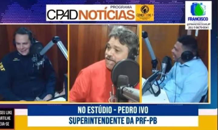 Entrevista exclusiva com o superintendente da PRF, Pedro Ivo