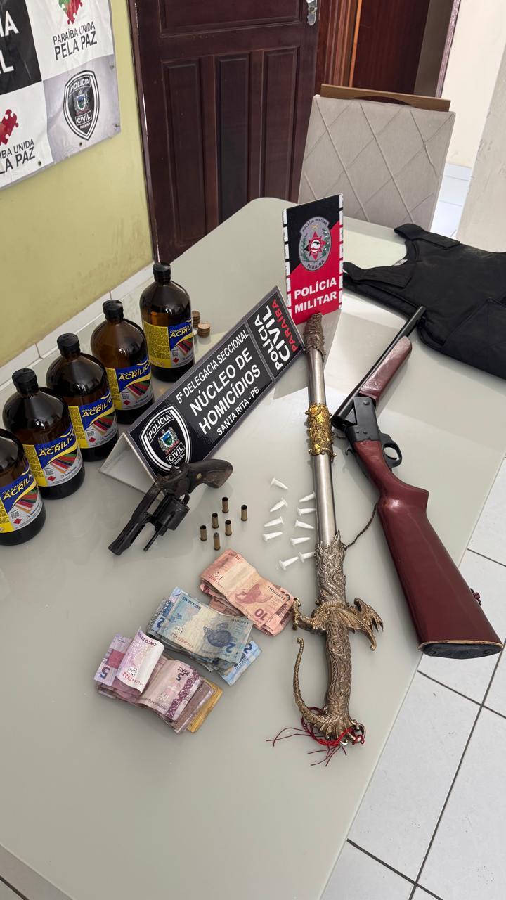 AÇÃO POLICIAL: Polícia Civil realiza ações integradas de repressão qualificada em Santa Rita e região metropolitana