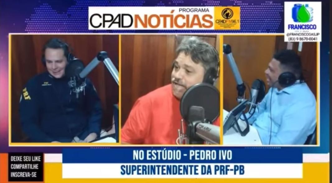 Entrevista exclusiva com o superintendente da PRF, Pedro Ivo
