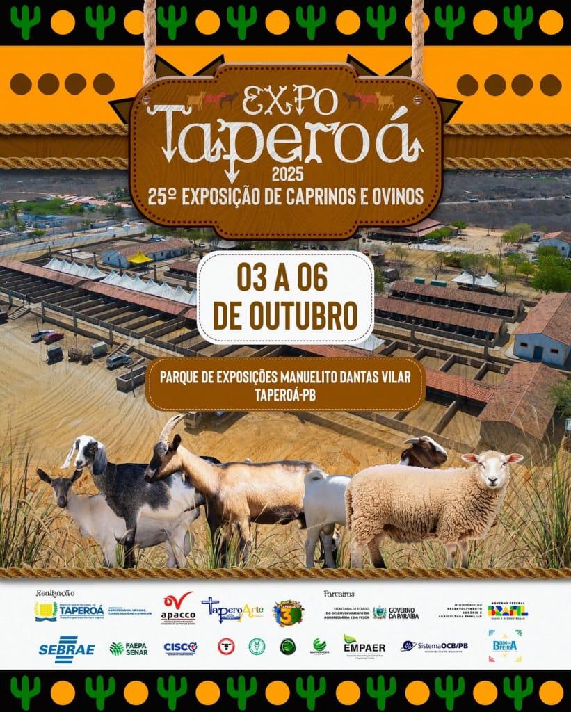 Com apoio do Governo da Paraíba, a 25ª Expo Taperoá começa nesta quinta-feira